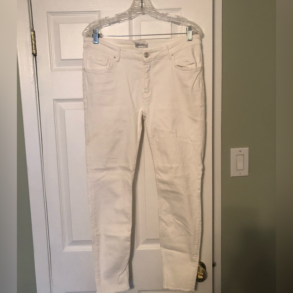 White Zara skinny jeans